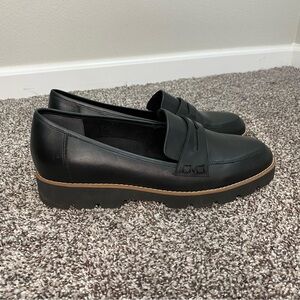 Vionic Black Leather Loafers